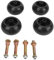 Kit de Roues de Plateau de Tondeuse, 4 Pièces, Kit de Roues de Plateau de Tondeuse Anti-crevaison pour Exmark Explorer,Grounds Master