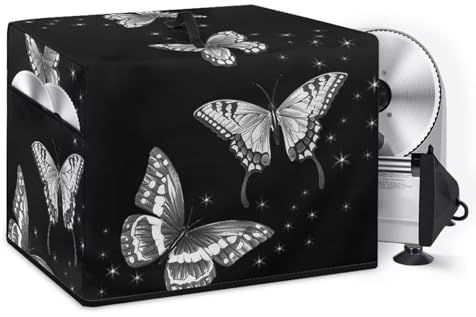 NETILGEN Housse de protection pour appareil de cuisine, trancheuse à viande, trancheuse à charcuterie, résistante à la poussière, robuste, facile à nettoyer, housse de protection pour appareil