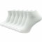 GAWILO Chaussettes basses 100% coton pour femmes (6 ou 10 paires) | Chaussettes courtes sans couture pressante (39-42, Blanc - 6 paires)