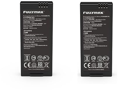 [Drohnenteile] for DJI Tello Intelligent Flight Battery 1100 mAh 3,8 V Aufladbare Lipo-Batterie for DJI Tello RC Drone Zubehör [Einfache Installation] (Color : 2 Battery)