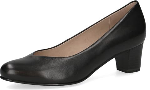 CAPRICE Zapatos de tacón para Mujer 9-22490-43, Bomba, Piel Negra, 37 EU