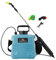 ＡＷＨＡＯ Pulverizadores de Bomba Eléctrica, Pulverizador de Jardín, Varillas Telescópicas, Pulverizador de Riego para Interiores y Exteriores, 5L Azul