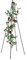 1 PC Garden Trellis, Garden Obelisk Trellis For Climbing Plants, Rustproof Teepee Plant Support Cage For Indoor And Outdoor Climbing Plants(3.9FT) (Size : 120cm/47.2in)