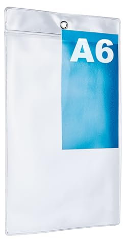 Preishüllen A6, Hängerand mit Metallöse, 100 Stück