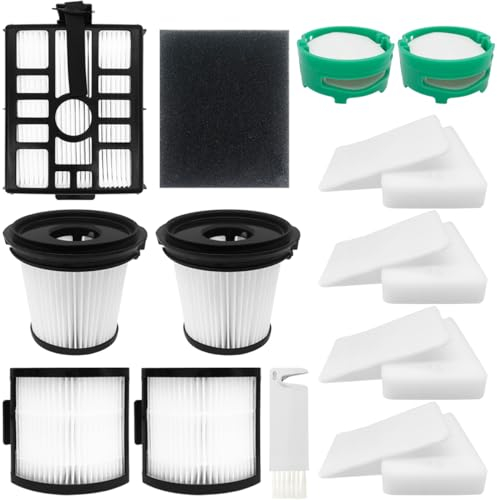 Home Times Hepa Filter Kompatibel mit Shark IW3611/ IW1611 IW3612 Staubsauger 1 HEPA-Filter 1 Basis-Vorfilterset 4 Basis-Schaumstofffilter 2 Geruchskartuschen und 2 HEPA-Innenfilter