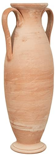 Biscottini Anfora romana L34XPR26XH80 - Vaso decorativo da interno in terracotta - Vasi decorativi interno moderni - Vasi terracotta - Fioriere da esterno - Vasi da esterno grandi