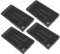 Générique 20 Pièces Espaceurs De Meubles Cales De Porte Cales en Plastique pour Le Nivellement Cales De Table Cales D'évier Blocs De Nivellement pour Camping-Cars Plastique Souple Black