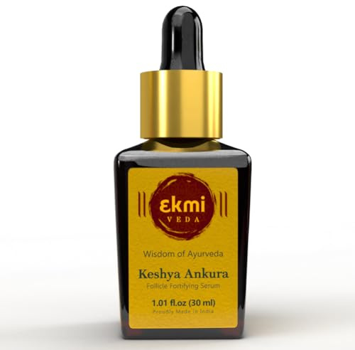 EKMIVEDA Dht Blocker Hair Growth Serum with Redensyl, Procapil, Ayurvedic Herbs, Amla, Brahmi and Capilia Longa Follicle Stimulating Serum. Falling Treatment