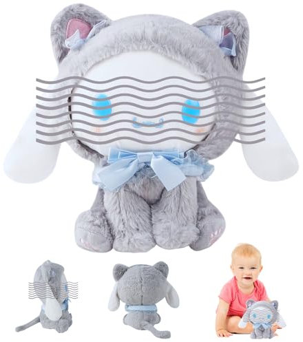 HBSFBH Cartoon Kawaii Cinnamoroll Plush Toy, 20cm Cinnamoroll Plüschtier, Plüsch Cinnamoroll Hund, Cinnamoroll Plüschfigur, Cartoon Serie Kinder Plüschpuppen, Warmes Begleitergeschenk für Kinder