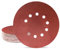 Meccion Disques de Abrasifs 225mm Papier Ponçage 25 Pièces 10 Trous Papier Abrasif pour Ponceuse Cloisons Sèches Ponceuse Girafe (Grain 180)