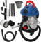 Dedra Aspirapolvere a umido/secco DED6597, 1600 W, 5 in 1 - gesso/cenere/funzionamento a secco/umido/ventilatore, filtro vibrante