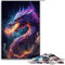 Elder Dragons Galaxy 1000 teiliges Puzzle für Erwachsene als Geschenk geeignet für Teenager ab 14 Jahren 75 x 50 cm