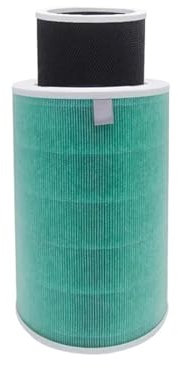 Filtro purificatore d'aria Ricambio, compatibile con Xiaomi, filtro Hepa 1/2/2C/2H/2S/3/3C/3H/Pro, compatibile con Xiaomi, filtro purificatore d'aria 2S(Green Double Barrel)