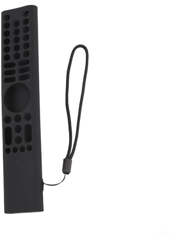 Funda de silicona para mando a distancia para Xiaomi Mi Box S XMRM-P3, resistente a los arañazos, suave al tacto, color blanco (negro)
