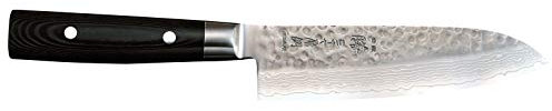 Yaxell Zen Couteau japonais Santoku avec 37 couches d'acier 125 mm
