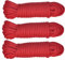 3x 10m Bondageseil Bondage Seil 3x 10 Meter Fesselseil schwarz rot weiß (3x 10m Rot)