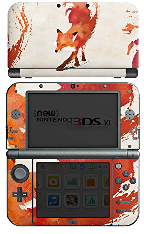 DeinDesign Skin kompatibel mit Nintendo New 3DS XL Folie Sticker Fuchs Graphic Herbst