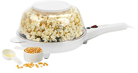 Giles & Posner EK2204 Healthy Fat Free Electric Popcorn Maker with Bowl for Fun Cooking