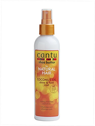 Cantu Natural Hair Coconut Oil Shine And Hold Mist 8.4oz Spry by Cantu