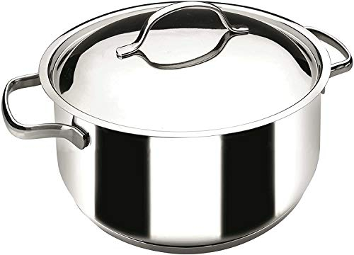 Profi Bratentopf mit Deckel Edelstahl 28cm
