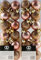 Set Of 24 Mini Christmas Shine Glitter Tree Baubles Decorations - Rose Gold