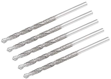 Forets hélicoïdaux revêtus de diamant métrique 2 mm HSS 5 pièces