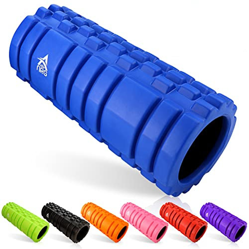 ActivNRG Fitness Rouleau en mousse pour massage musculaire des tissus profonds et thérapie musculaire Bleu
