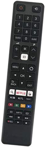 Belife® Telecomando TV di ricambio per televisori Toshiba 40L5445DG | 40L5453DB | 40L5455R | 40T5435DG