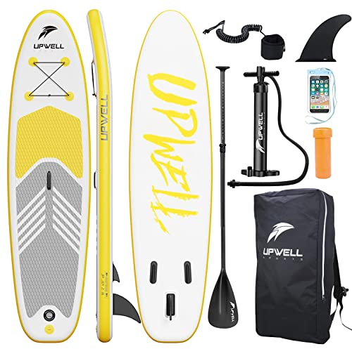 Aufblasbare Paddle Board Sup - Stand Up Paddling Board Sitz Kajak Blow Up Kinder 3pcs Easy Eddy Modular Hard Shell Jugend Erwachsene Surf Gelb