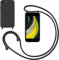 GoodcAcy Handykette Handyhülle für iPhone 7/8/iPhone SE 2020,Smartphone Necklace Hülle mit Band Schutzhülle mit Kette zum umhängen Halskette Flüssig Silikon Case für iPhone 7/8/iPhone SE 2020,Schwarz