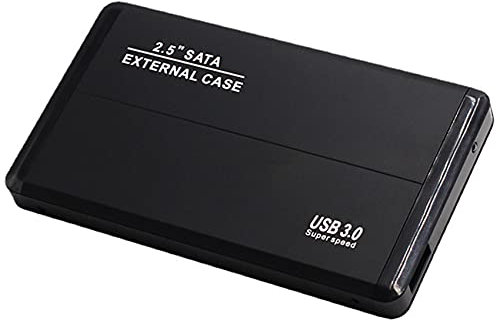 POOPFIY Disque Dur Mobile, Disque Dur Externe de 2,5 Pouces USB 3.0 Haute Vitesse pour Ordinateur Portable de Bureau pour Ordinateur Portable,Noir,2TB