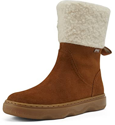 Camper Kiddo K900240, Stivali a mezzo polpaccio Bambine e ragazze, Marrone medio 005, 27 EU