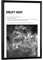 artboxONE Poster mit schwarzem Rahmen 18x13 cm Typografie Milky Way - Space - Bild Weltraum Galaxie Galaxy