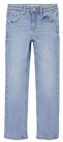NAME IT NKMRYAN Straight Jeans 2520-EL Noos, Jeans garçons, Light Blue Denim, 164