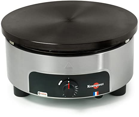 Crepes maker Crepesgerät 40cm Krampouz Komfort Rund Gas Thermostat mit Batteriezündung
