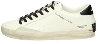 Crime London Sneaker Uomo 16001 in Pelle Bianca