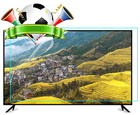 AIZYR UV-Schutz TV Screen Protector Augenschutz Anti Blaues Licht Anti Blendung Anti ScratchFilm Filter für 75-85 Zoll Standard oder Gebogene Monitor,85inch 1902x1089mm
