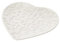 HERVIT Piattino cuore con decoro floreale in rilievo Romance 16 cm
