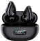 Docooler YYK-Q80 Wireless Earbuds Headphones with Earhooks Built-in 350mAh Battery Clip-on Earphone BT5.3 Headset with HiFi Stereo Built-in Mic Headset for Workout Black