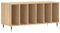 vidaXL Mobile Porta Dischi Rovere Sonoma 100x38x48cm Legno Multistrato, Mobile portadischi in Vinile, Mobile Porta Dischi, Porta Dischi
