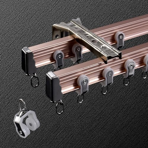 Flexibler Schienenvorhang, Vorhangschiene aus Aluminium, quadratische Gardinenstange, Aluminiumlegierung, Deckenmontage oder Wandschiene, Vorhänge Decke