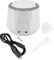 Fornello di Riso 12v, Fornello Per Auto Elettrico 100w 1.3 L Mini Fornello a Vapore Elettrico Portatile Multifunzionale Per Auto da Viaggio, Fornello da 12v(Bianco)