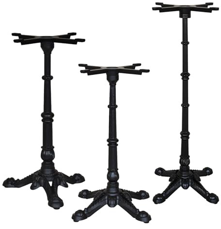 ZStyle Base pour Table - Pied Central en Fonte pour Bar, Bistrot, Restaurants - Intérieur/Extérieur - Patte de Lion (Z768 : Diamètre 50 x H 73)