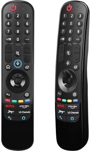 Alkia Magic Fernbedienung kompatibel mit LG MR21GA MR21GC MR22GA MR22GN MR23GA Magic TV, Magic Fernbedienung für LG OLED QNED NanoCell UHD 4K 8K Smart TV mit Pointer und Voice Funktion