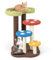 COSTWAY Arbre à Chat en Forme de Champignon, Tour à Chat 3 en 1 avec Multiples Plateformes, Centre d'Activités pour Chaton avec Griffoir en Sisal et Perchoir, Charge 10 KG Chaque Couche (94 CM)