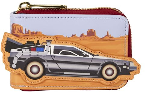 Loungefly Portefeuille universel Retour vers le futur 40e anniversaire Delorean Accordéon
