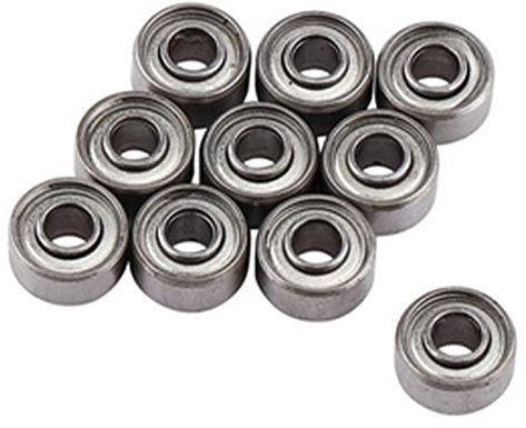 Respicefinem Router Bits de Reemplazo de Rodamientos 3X8X4Mm 10. 0×7. 0×1. 0 10Pcs 693Zz Rodamientos Miniatura 3 * 8 * 4 mm de Doble Pequeña fresa de Cojinete Cojinete de Reemplazo 3X8X4Mm