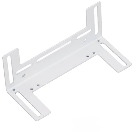 PUSOKEI Computer Radiator Fan Holder, Chassis Fan Mount Rack with Multiple Screw Holes, PC Fan Bracket for 8cm 9cm 12cm Fans, Improve Cooling Effect & Reduce Noise (White)