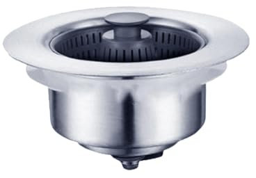 Tappo di scarico per lavandino, tappo di scarico, tappo di scarico per lavandino, tappo di scarico pop-up per lavabo da bagno, tappo di scarico multifunzionale con tipo push