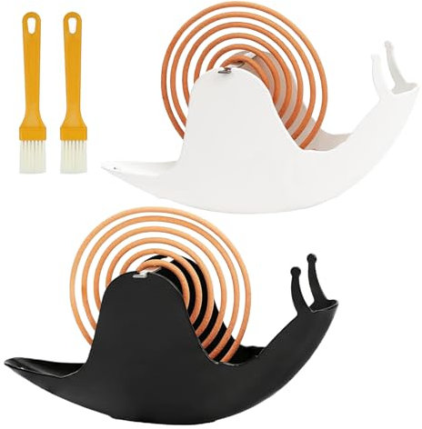 VZU Lot de 2 supports créatifs en spirale anti-moustiques, avec 2 brosses, support de bobine de moustique, porte-bobine d'insectes, récipient pour spirale, pour chambre à coucher, salon, cuisine